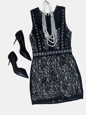 New Disney Beauty and the Beast Lace Shift Dress